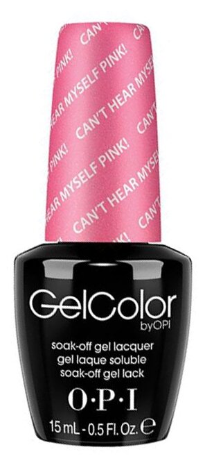 OPI GELCOLOR Гель лак Can't Hear Myself Pink! A72