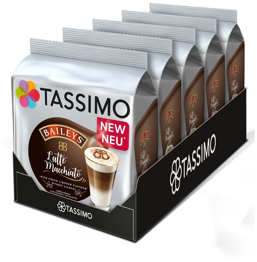 Кофе капсульный Tassimo Baileys Latte Macchiato упаковка40капс. 8052186 Tassimo - фотография № 5