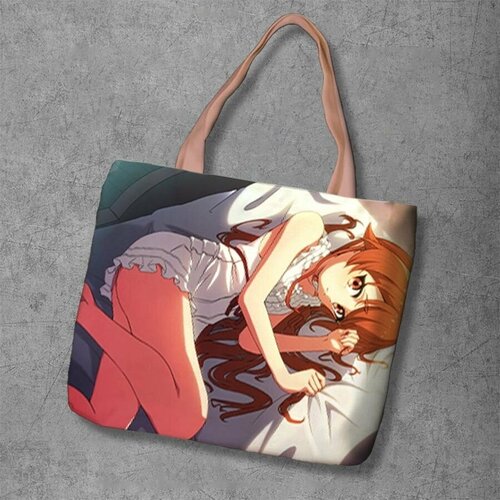 фото Сумка шоппер anime dakimakura, фактура рельефная, мультиколор