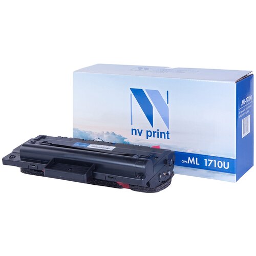 Картридж NV Print ML-1710 UNIV для Samsung и Xerox, 3000 стр, черный комплект 2 шт картридж совм nv print nv ml1710un черный для samsung ml 1510 1520 1710 scx 4016 4100 4116 3000стр под заказ