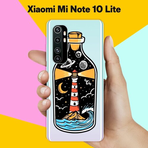 Силиконовый чехол на Xiaomi Mi Note 10 Lite Бутылка / для Сяоми Ми Ноут 10 Лайт силиконовый чехол на xiaomi mi note 10 lite авокадо для сяоми ми ноут 10 лайт