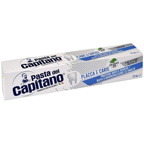 Купить Зубная паста PASTA DEL CAPITANO Plaques&Cavities против налета и кариеса, 100 мл