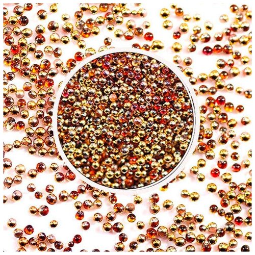 Шарики Metal Gold-Amber, 30г, Epoxy Master crystal glass metal crushed stone resin filling uv epoxy resin mold filler nail art decoration for diy jewelry making accessorie