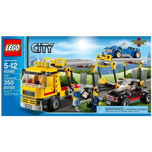 Конструктор LEGO City 60060 Автовоз, 350 дет. конструктор lego city 60183 тяжёлый грузовой транспорт