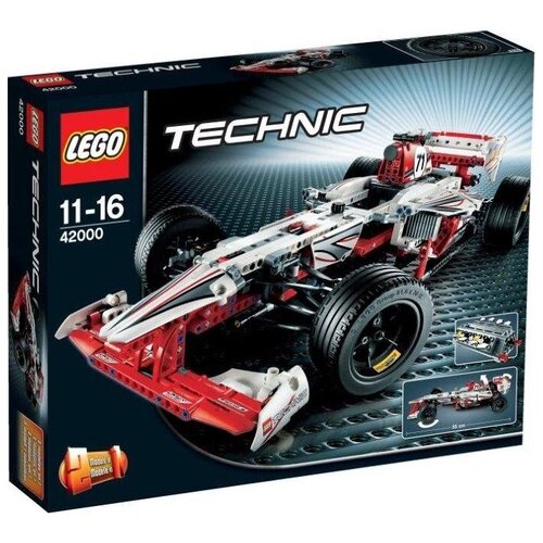 конструктор lego technic 42140 машина трансформер 772 дет Конструктор LEGO Technic 42000 Чемпион Гран При, 1141 дет.