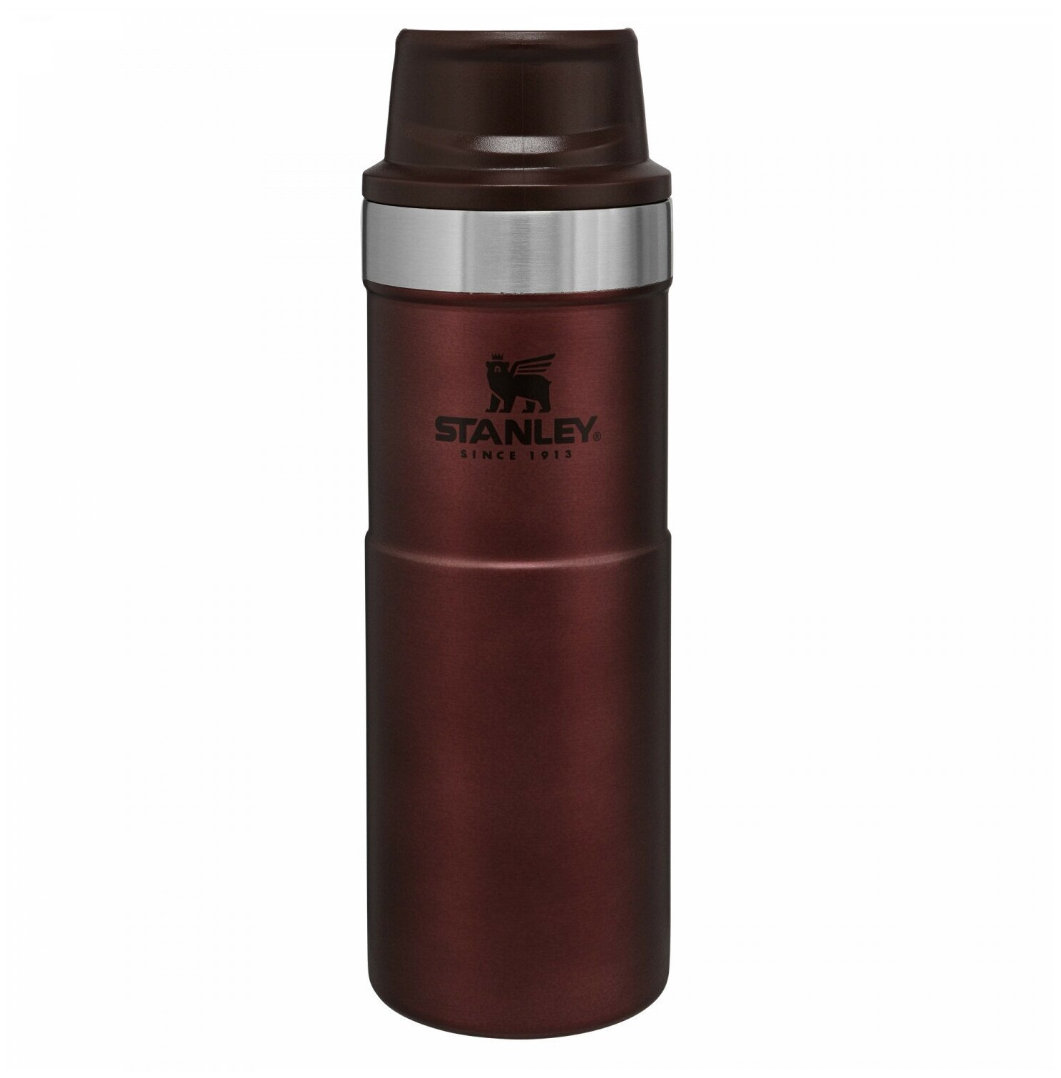 Термокружка Stanley The Trigger-Action Travel Mug 0.47л. бордовый (10-06439-120)