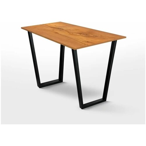 Подстолье для стола MY SPACE в стиле Лофт V образный черный муар 71x55 см TLEGS-7155V