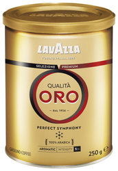 Кофе молотый Lavazza Qualita Oro, жестяная банка