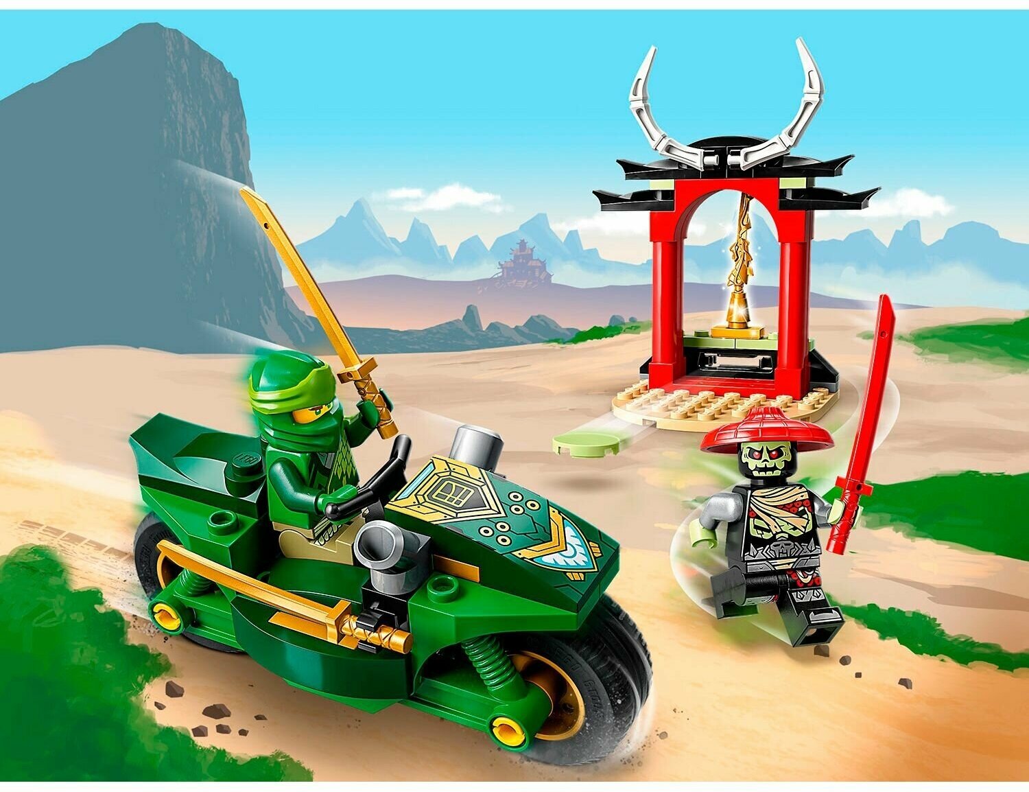Конструктор LEGO Уличный байк Ллойда, 64 детали - фото №13