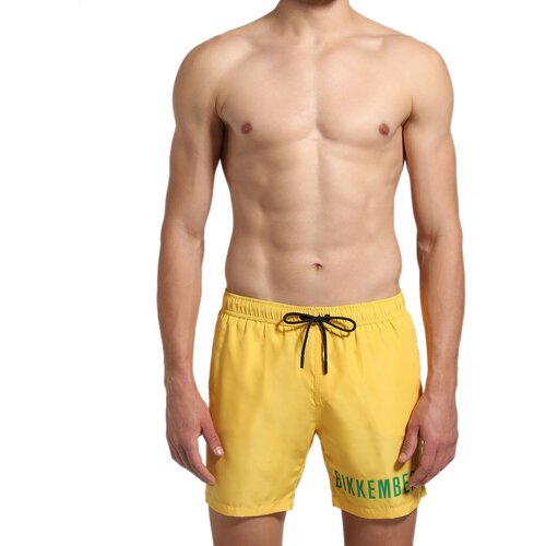 Шорты для плавания боксеры BIKKEMBERGS, размер 2XL, желтый