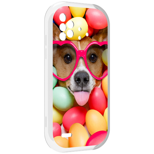 Чехол MyPads Собака-в-яйцах для UMIDIGI Bison X10 / X10 Pro задняя-панель-накладка-бампер