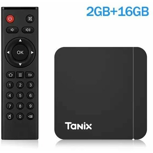 TANIX W2 2+16GB HD 4K Андроид 11.0 Смарт-ТВ-бокс S905W2 двойной Wi-Fi блютуз телевизионная приставка