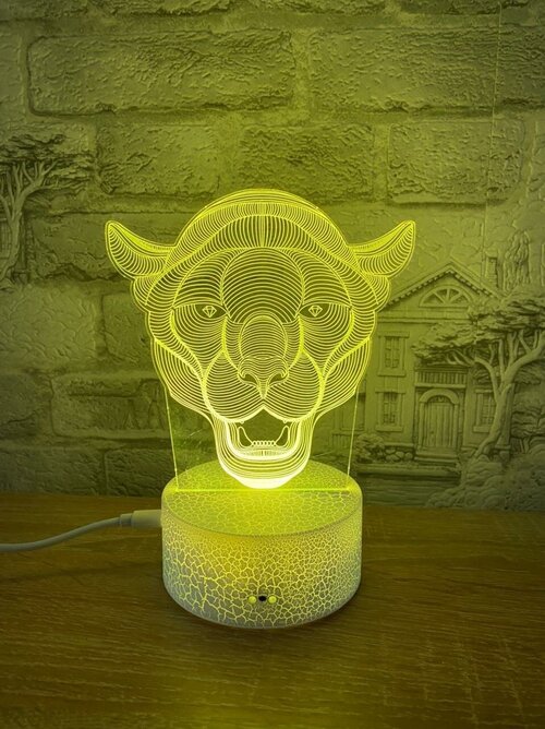 3D Светильник тигр