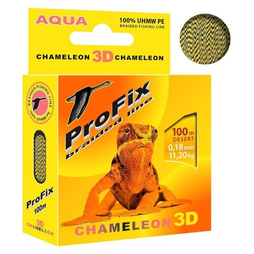 Плетеный шнур ProFix Chameleon 3D Desert 0.18mm 100m