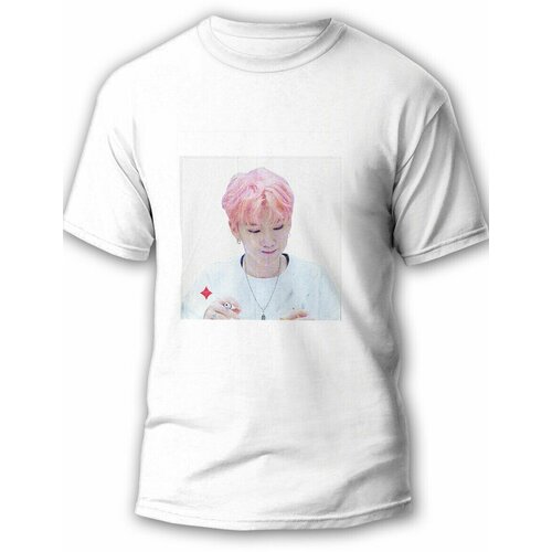 фото Футболка будь на стиле, футер, размер 2xl, белый