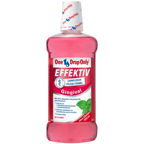 One Drop Only ополаскиватель Effektiv Gingival Антибактериальный, 500 мл, мята