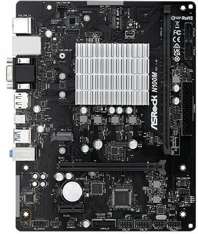 Материнская плата ASRock N100M, RTL