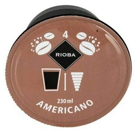 Кофе в капсулах Rioba Americano, Dolce Gusto, 4 упаковки - 64 капсул - фотография № 3