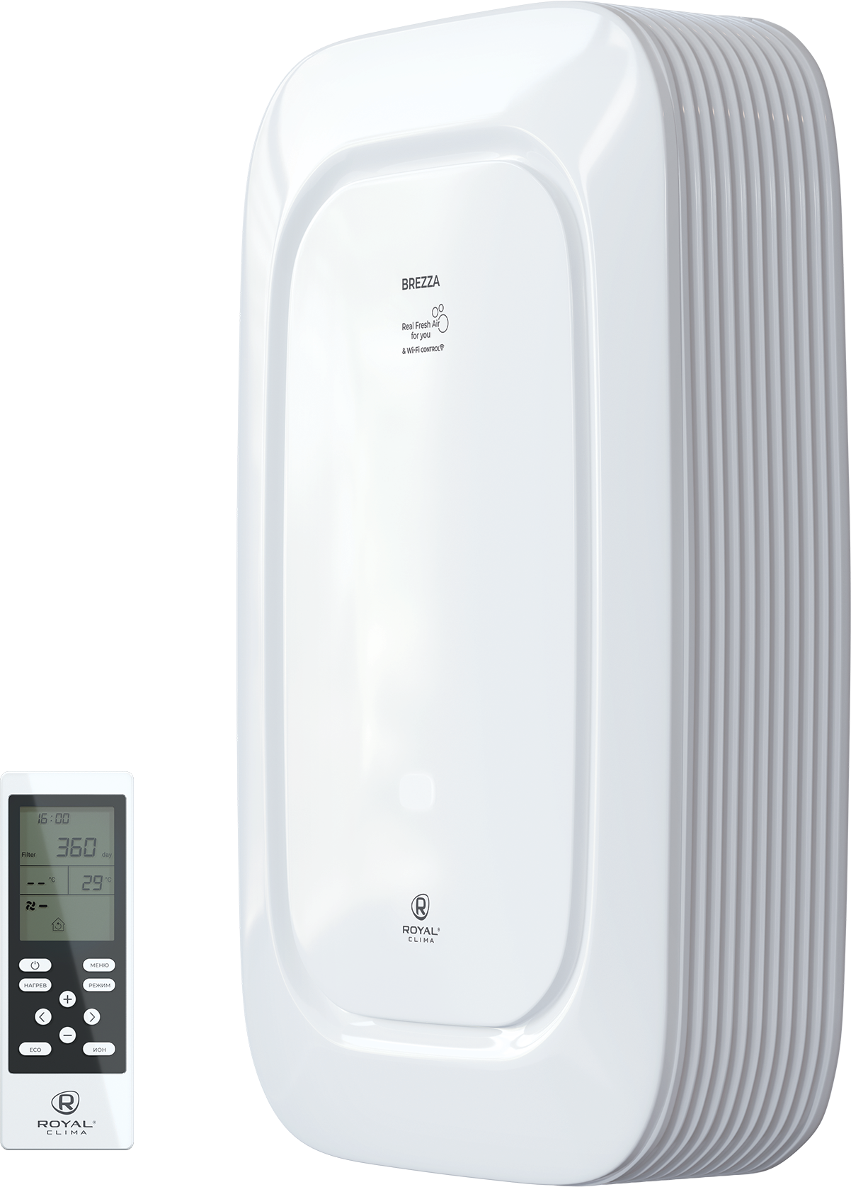 Royal Clima Brezza RCB 150 LUX (EH-1000 Электрический нагреватель + Wi-Fi) Возможен монтаж.