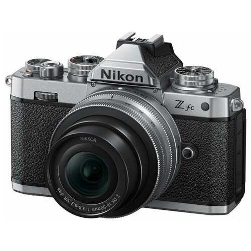 Фотоаппарат беззеркальный Nikon Z fc Kit 16-50mm f35-63 VR серебробелый 9499000₽