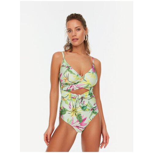 фото Купальник слитный trendyol женский, модель: tbess20ma0031, цвет: multicolor, размер: 34