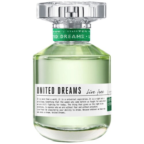 UNITED COLORS OF BENETTON туалетная вода United Dreams Live Free, 50 мл туалетная вода united colors of benetton united dreams love yourself 50 мл