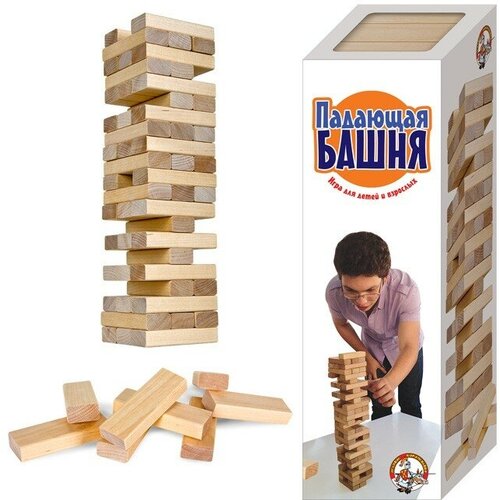 Игра Джанга Падающая башня 01506 настольная игра дженга падающая башня пьяная башня