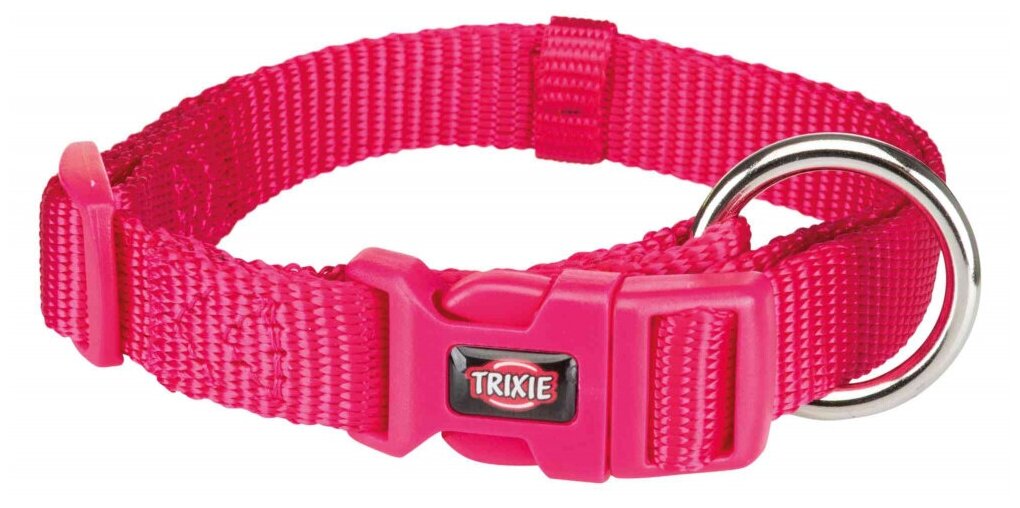 Trixie Трикси ошейник для собак Premium S-M 30-45см*15мм фуксия