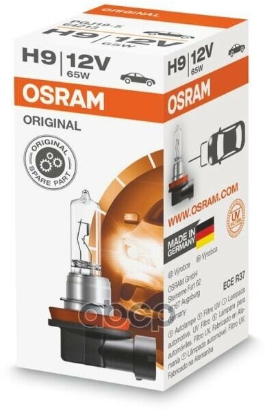 Лампа 12V H9 65W Pgj19-5 Osram Original Line 1 Шт. Картон 64213 Osram арт. 64213