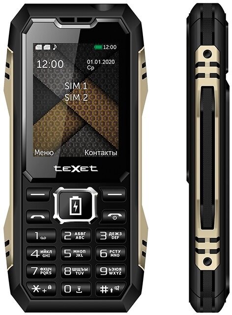 Мобильный телефон teXet TM-D428 черный