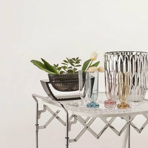 Kartell Ваза Jelly chrome 23.5 х H25 см