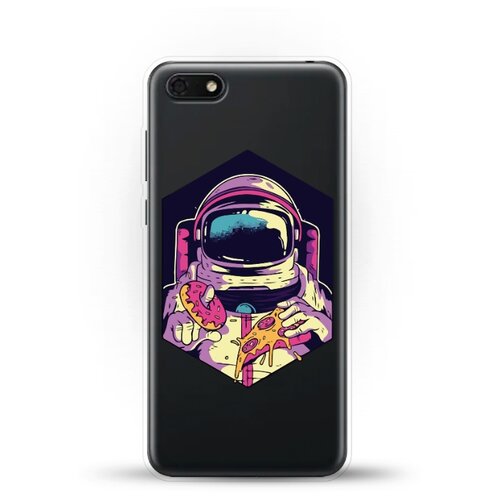 фото Силиконовый чехол еда астронавта на honor 7s andy & paul