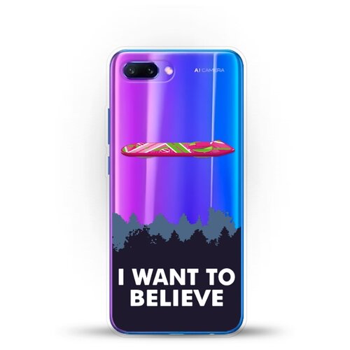 фото Силиконовый чехол i want to believe на honor 10 andy & paul