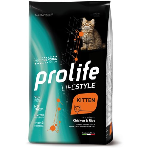 Prolife Lifestyle Kitten сухой корм для котят с курицей и рисом - 0,4 кг ZCD36079