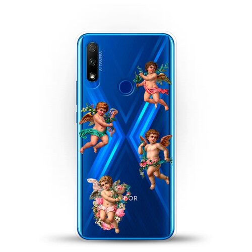 фото Силиконовый чехол ангелочки на honor 9x andy & paul