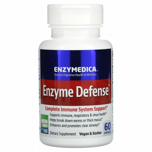Капсулы Enzymedica Enzyme Defense, 100 г, 60 шт.