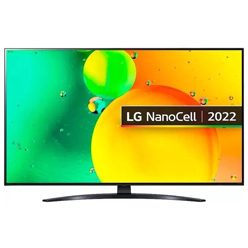 50 Телевизор LG 50NANO766QA 2022 VA, черный 75 телевизор lg 75nano766pa 2021 nanocell hdr oled led black