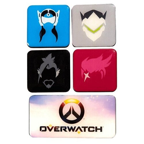 набор магнитов overwatch series 2 5 pack Набор из 5 магнитов Blizzard Overwatch серии 3