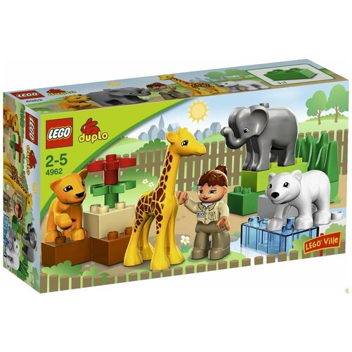 Конструктор LEGO DUPLO 4962 Зоопарк для малышей, 18 дет.