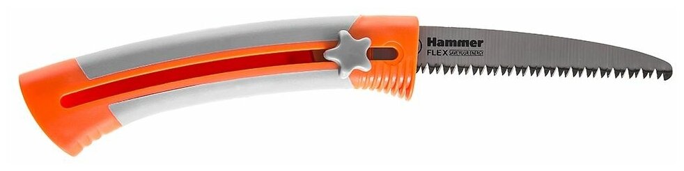 Ножовка садовая Hammer 236-003, оранжевый/серый - фотография № 2