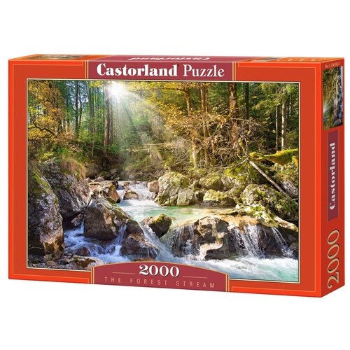 Пазл Castorland The forest stream (C-200382), 2000 дет., 69х92х5 см, разноцветный