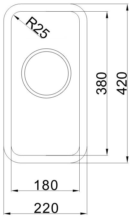 Кухонная мойка OULIN OL-0361 круглый выпуск - фотография № 8