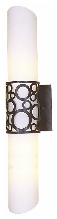 Настенный светильник Favourite F-Promo Bungalou 1146-2W, E14, 80 Вт, кол-во ламп: 2 шт., цвет арматуры: коричневый