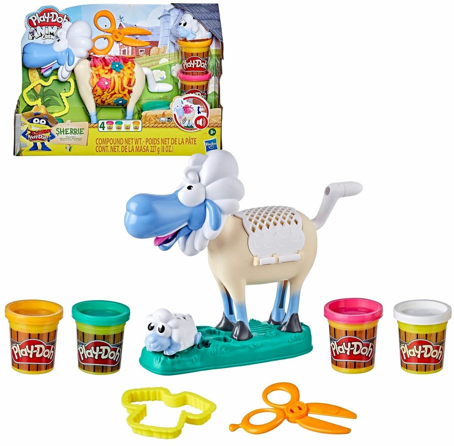 Игровой набор Play-Doh Стрижка овец (E7773) - фото №6
