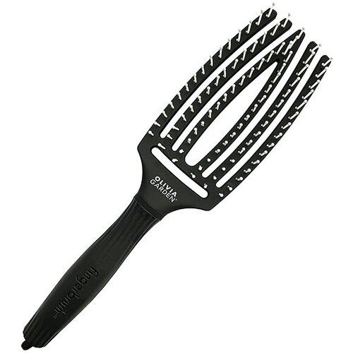 Щетка для волос Fingerbrush Care Iconic Nylon Bristles Black M