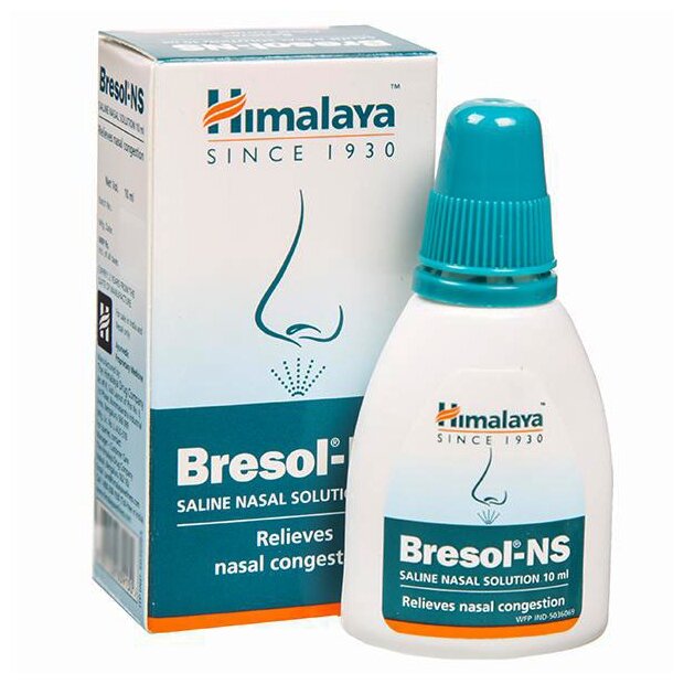 Капли Himalaya Herbals Bresol-NS, 10 г, 10 мл