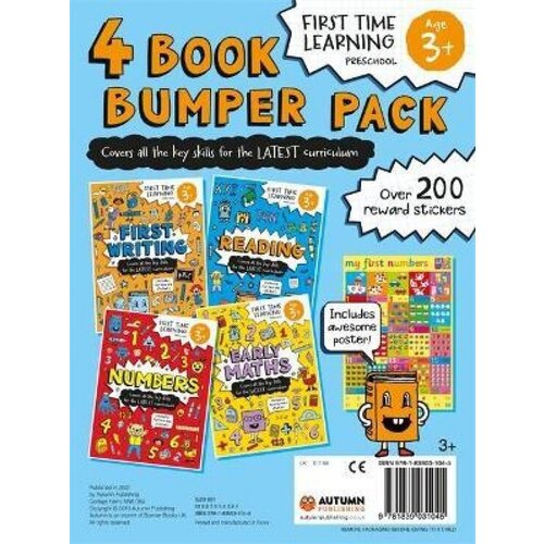 First Time Learning: 4 Book Bumper Pack 3+