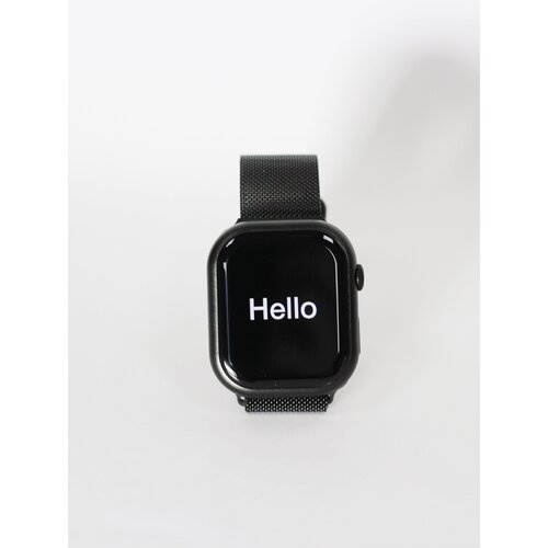 Умные часы Series 8/ Smart Watch 45 MM черные/ Смарт часы наручные женские и мужские HUD/ Фитнес браслет для IOS, Android