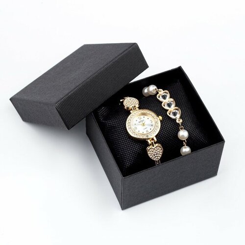 фото Наручные часы romanoff flowme подарочный набор 2 в 1 "beike": наручные часы и браслет