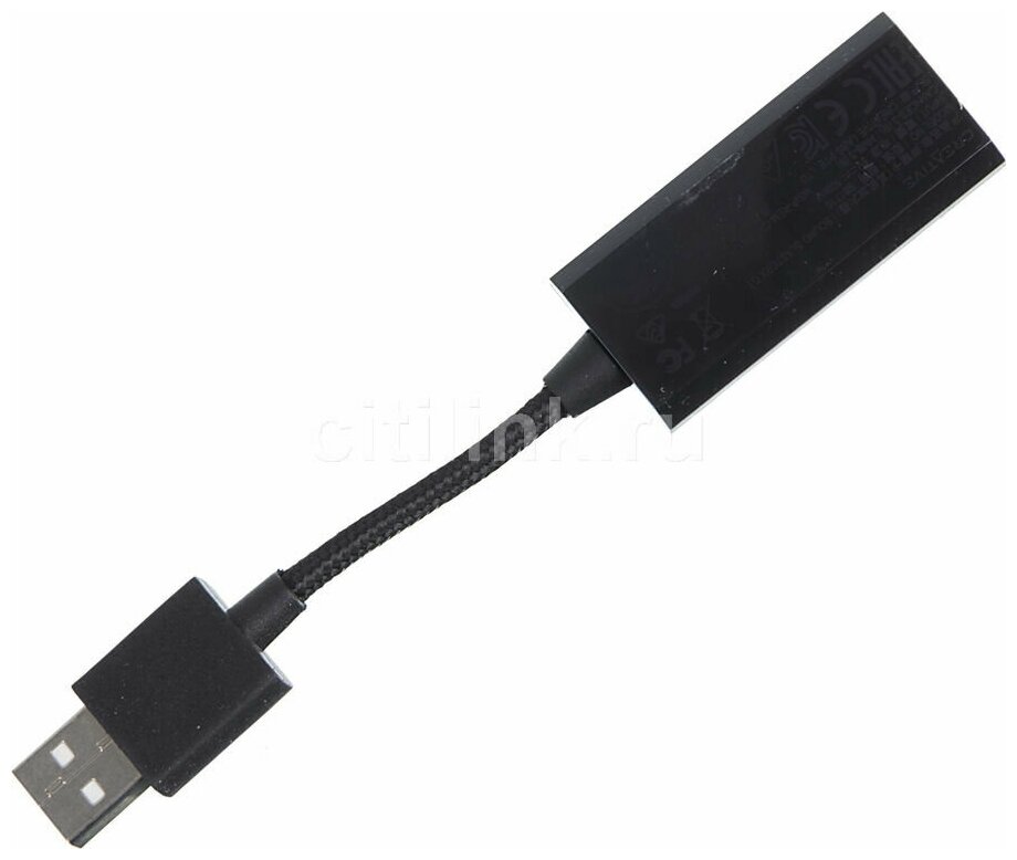 Звуковая карта USB CREATIVE Sound BlasterX G1, 7.1, Ret [70sb171000000] - фото №16